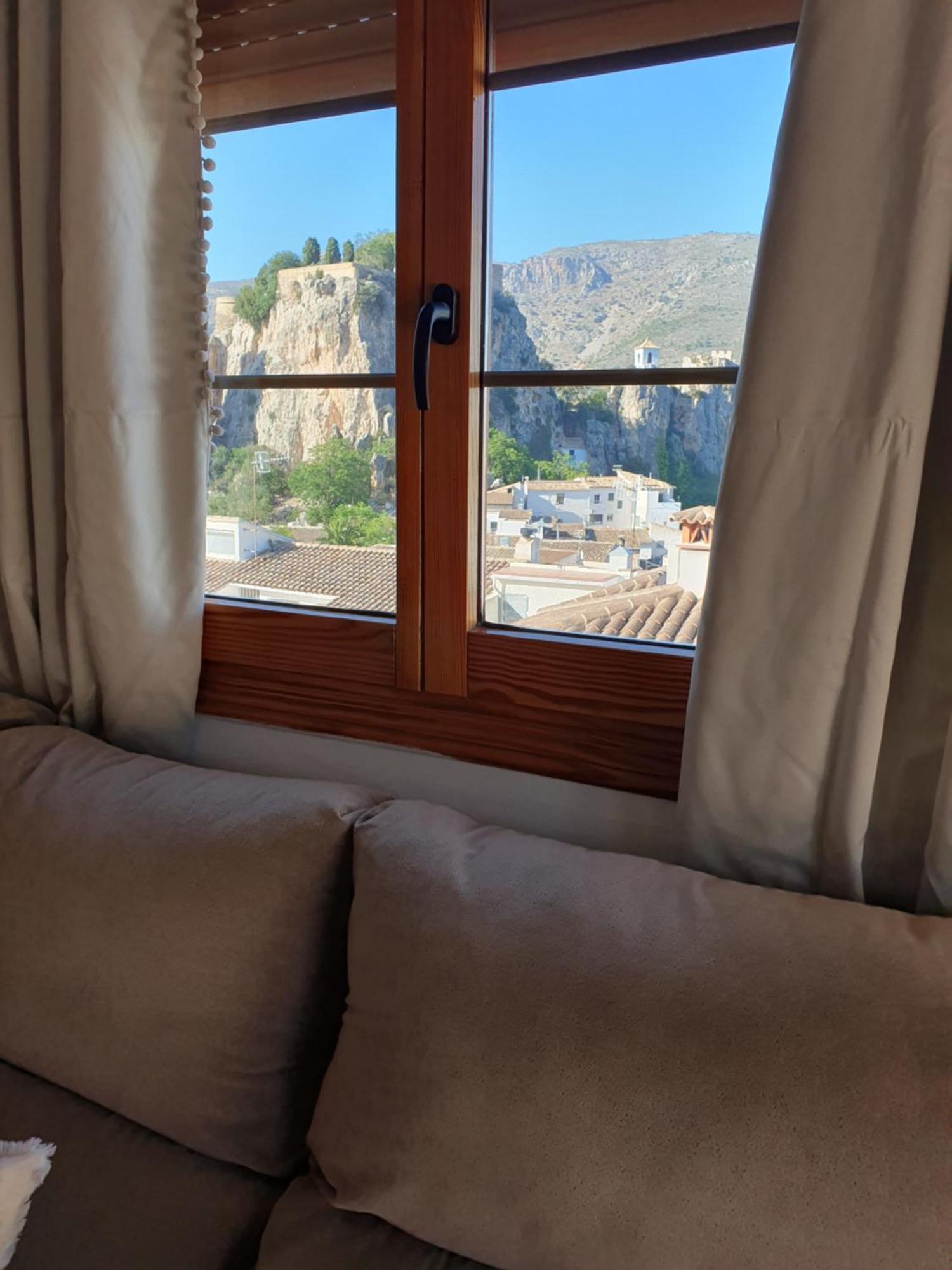 Atico Guadalest Rooftop Apartment With 360º Views And Art Exteriér fotografie